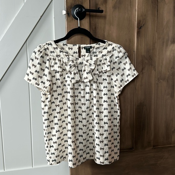 J. Crew Bow Blouse - Picture 3 of 12